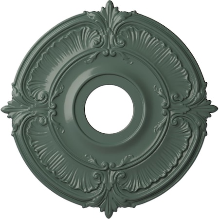 Attica Ceiling Medallion (Fits Canopies up to 5"), Hand-Painted Cloud Burst, 18"OD x 4"ID x 5/8"P